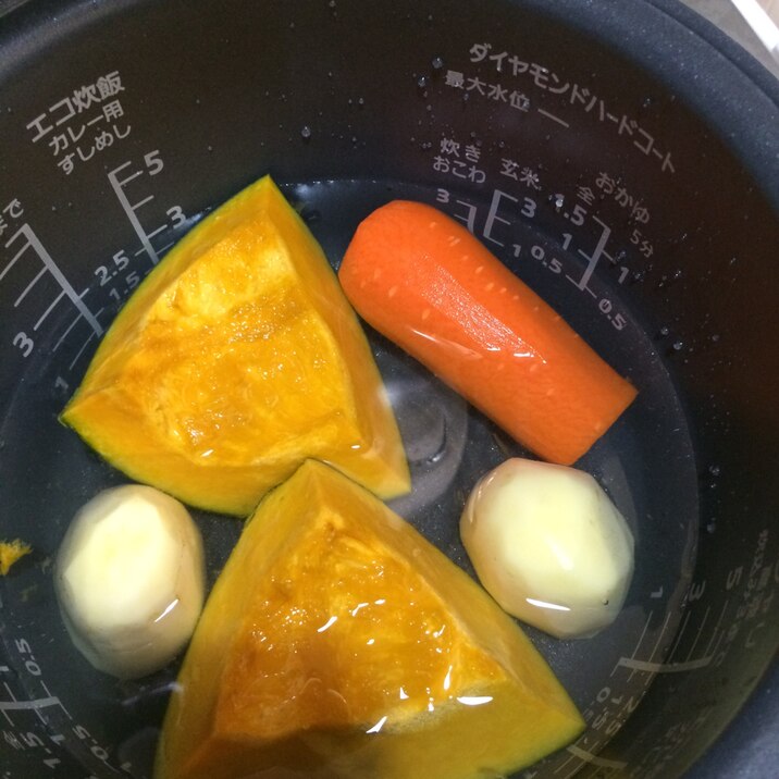 離乳食にも 炊飯器でまとめて茹で野菜 レシピ 作り方 By Eellmmoo 楽天レシピ 離乳食にも 炊飯器でまとめて茹で野菜 レシピ 作り方 By Eellmmoo 楽天レシピ